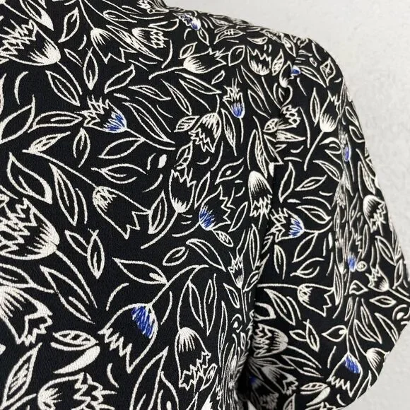 Liz Claiborne Short Sleeve Midi Dress Size 10 EUC - Picture 3 of 10